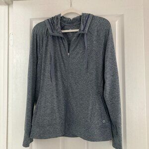 GapFit Brushed Tech Jersey Hoodie